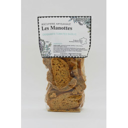 biscuits salés tomate basilic fabriqués artisanalement par la biscuiterie Les Manottes à Sainte-Colombe en France